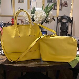 Zara Yellow Totes